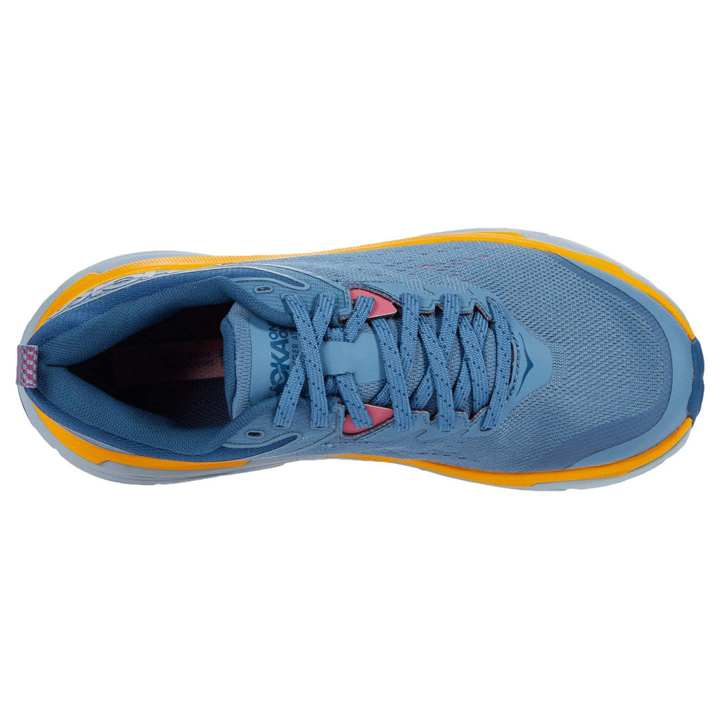 Hoka One One Challenger ATR 6 Synthetic Textile Women's Low-Top Sneakers#color_provincial blue saffron