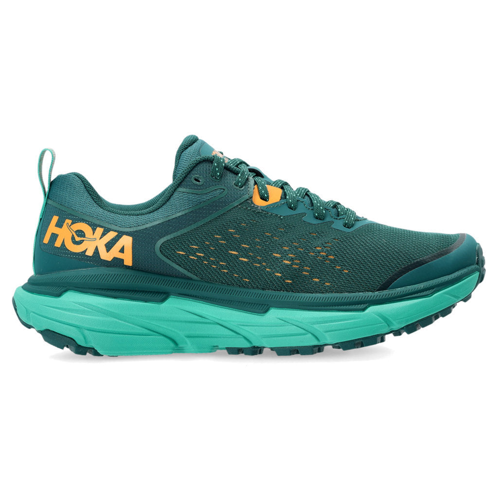 Hoka One One Challenger ATR 6 Synthetic Textile Women's Low-Top Sneakers#color_deep teal water garden