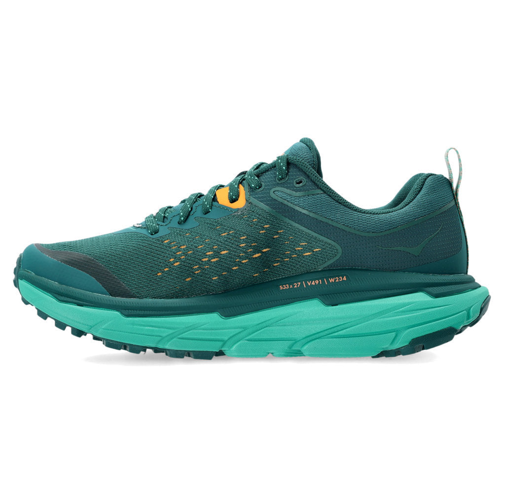 Hoka One One Challenger ATR 6 Synthetic Textile Women's Low-Top Sneakers#color_deep teal water garden