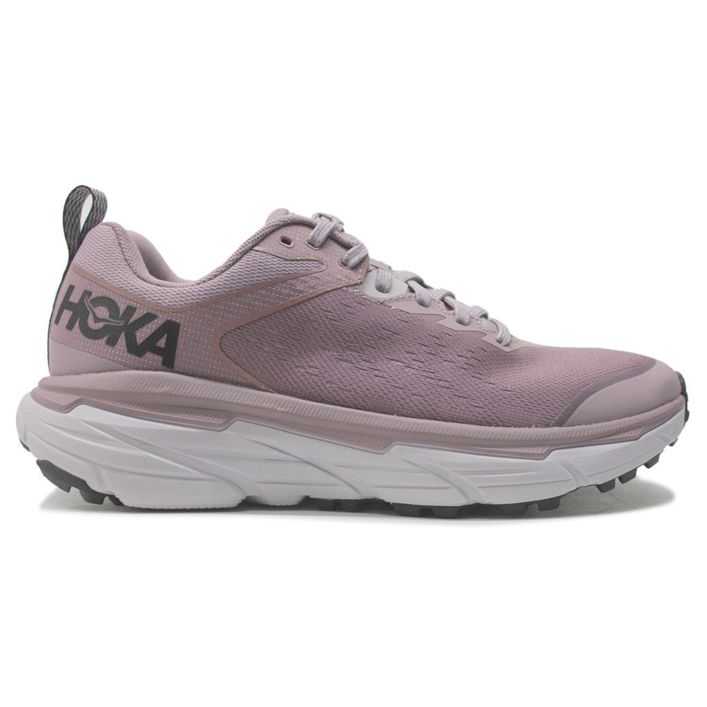 Hoka One One Challenger ATR 6 Synthetic Textile Women's Low-Top Sneakers#color_elderberry lilac marble