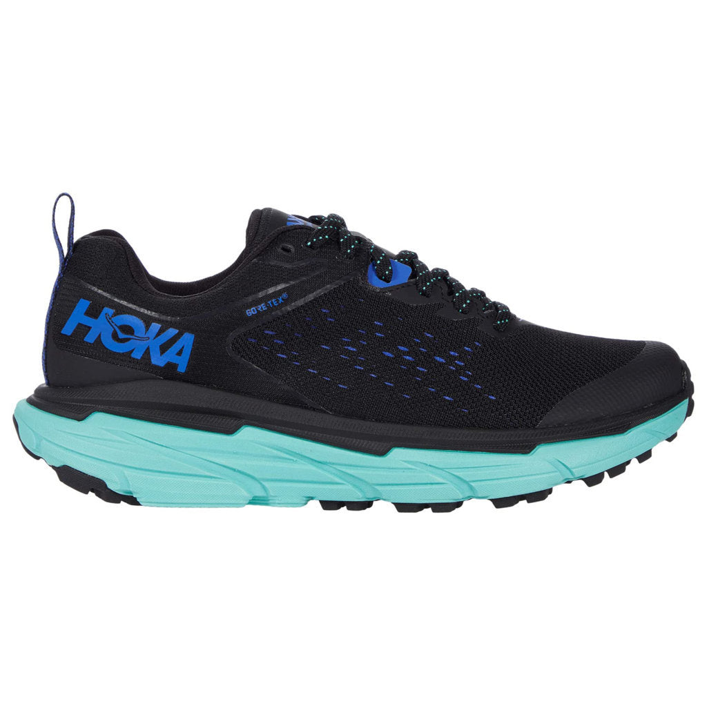 Hoka One One Challenger ATR 6 GTX Synthetic Textile Women's Low-Top Hiking Sneakers#color_black cascade