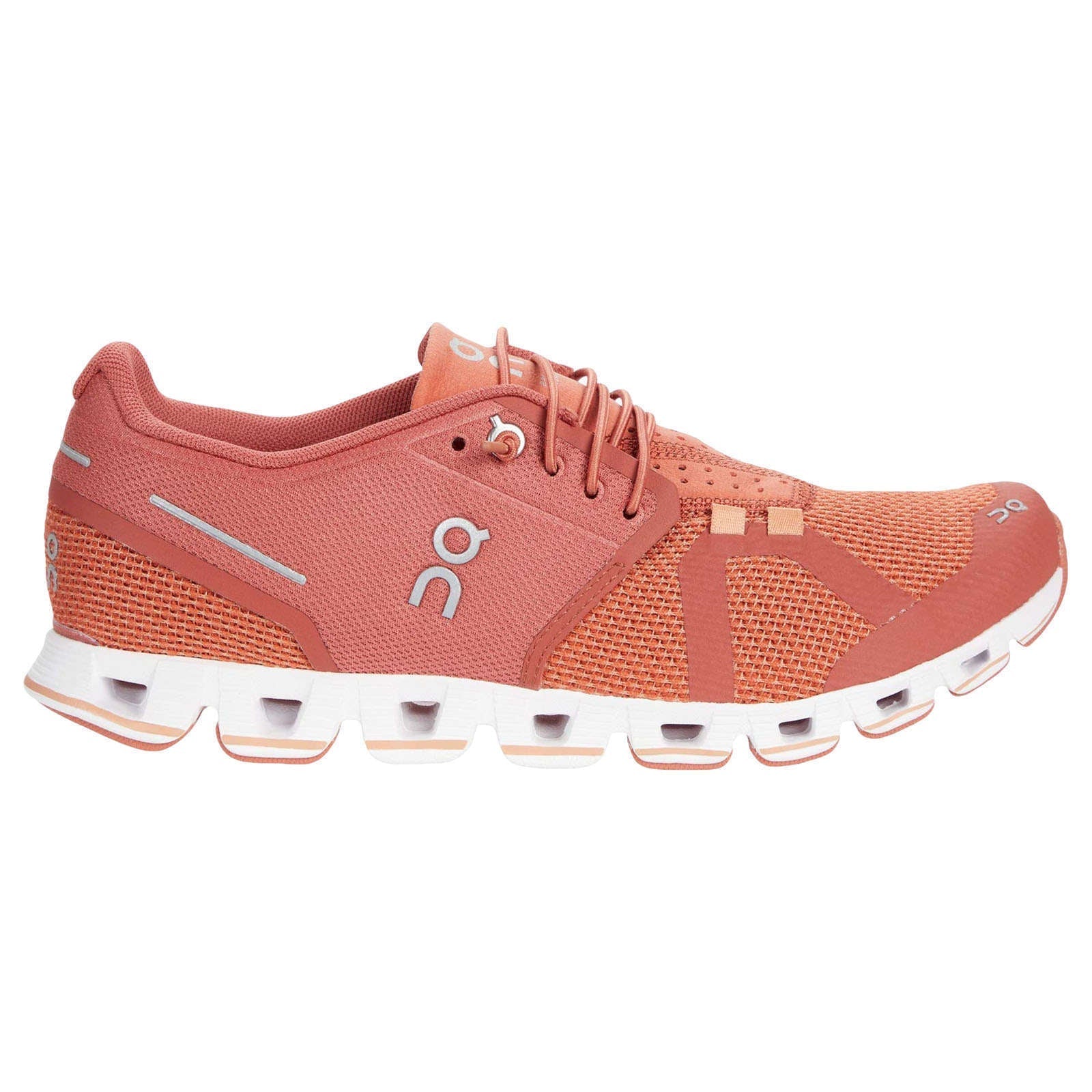 On Running Cloud Mesh Women's Low-Top Sneakers#color_chili rust