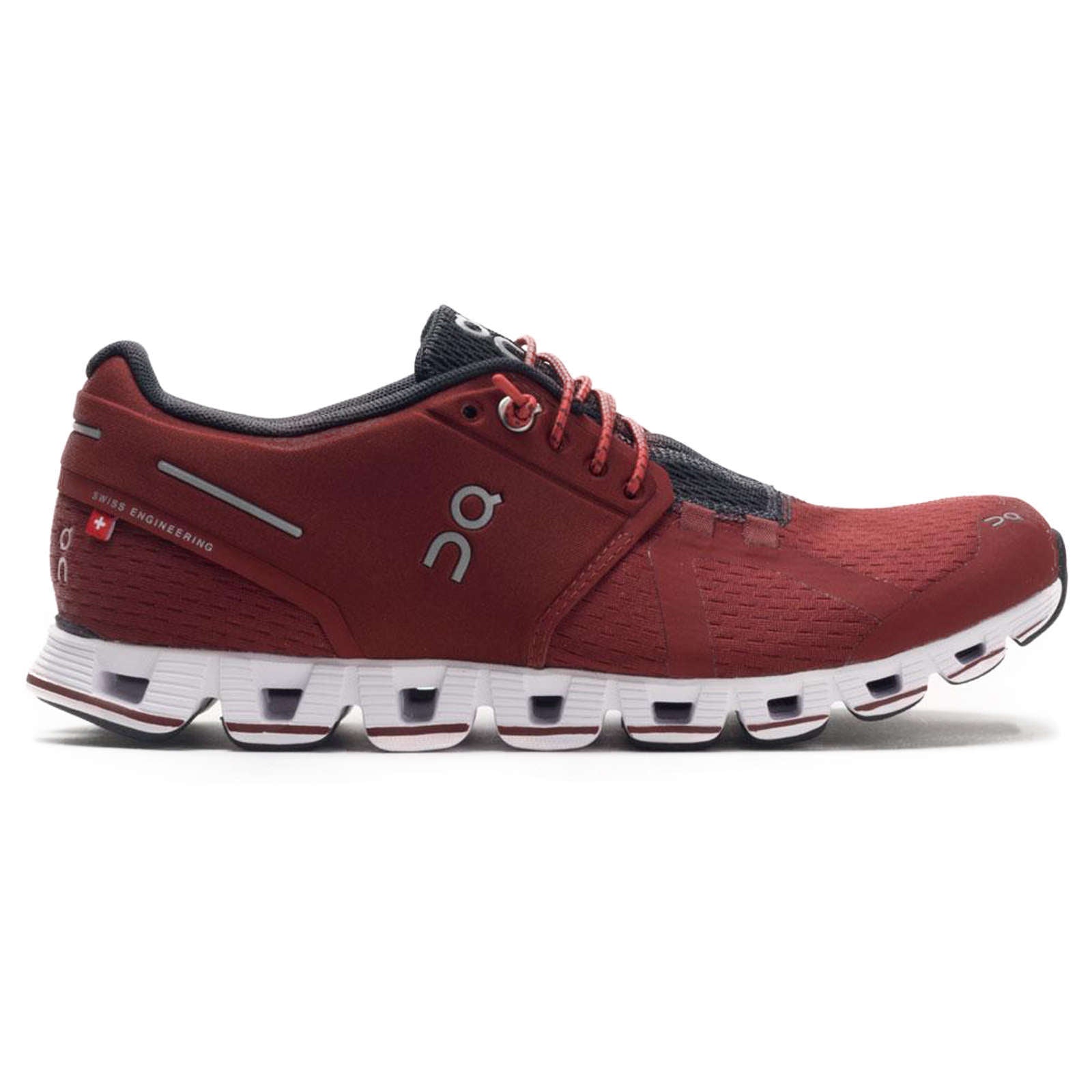 On Cloud Mesh Women's Running Shoes#color_ruby white