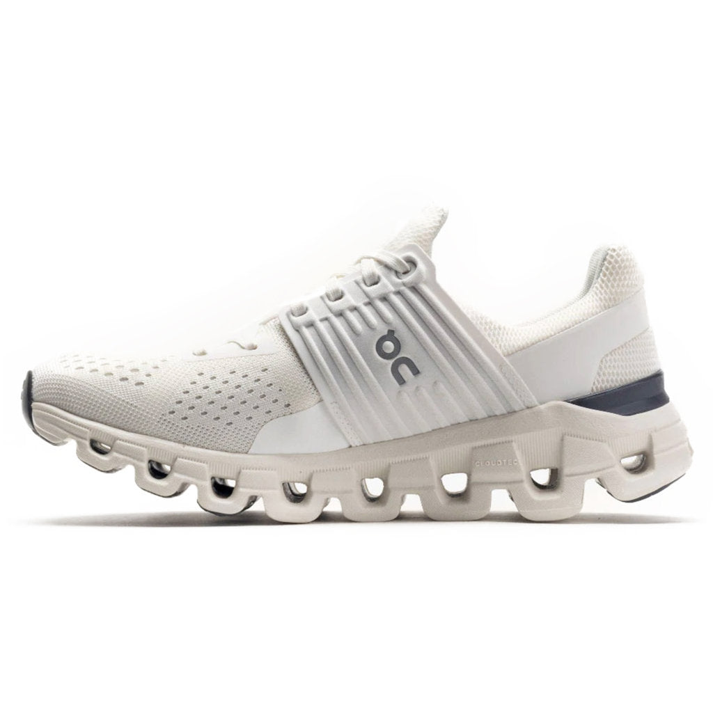 On Running Cloudswift Textile Synthetic Mens Sneakers#color_all white