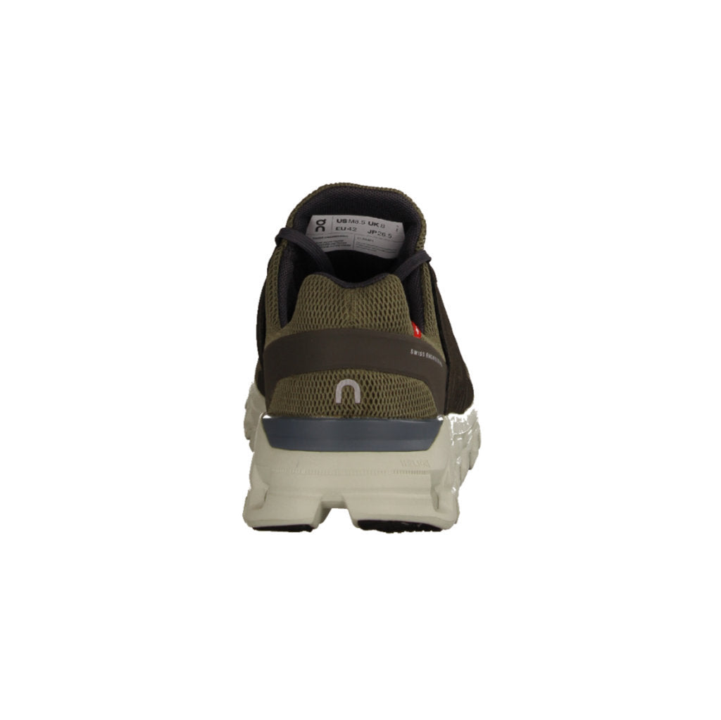 On Running Cloudswift Textile Synthetic Mens Sneakers#color_olive thorn