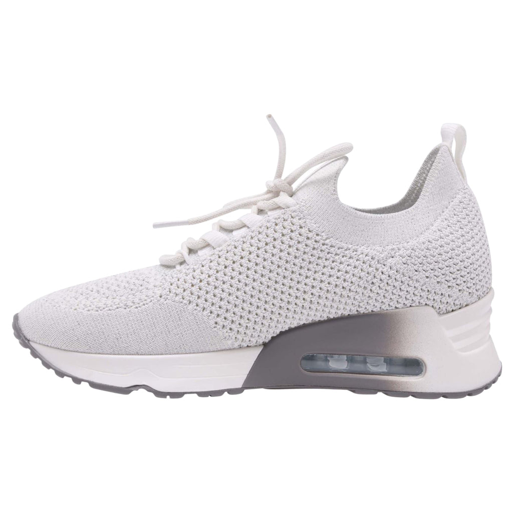 Ash Lunatic Bis Synthetic Textile Women's Low-Top Sneakers#color_white lurex