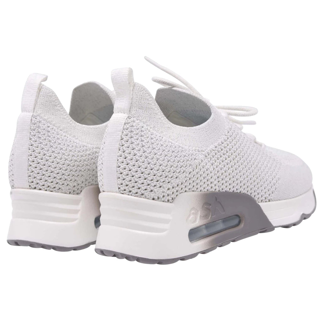 Ash Lunatic Bis Synthetic Textile Women's Low-Top Sneakers#color_white lurex
