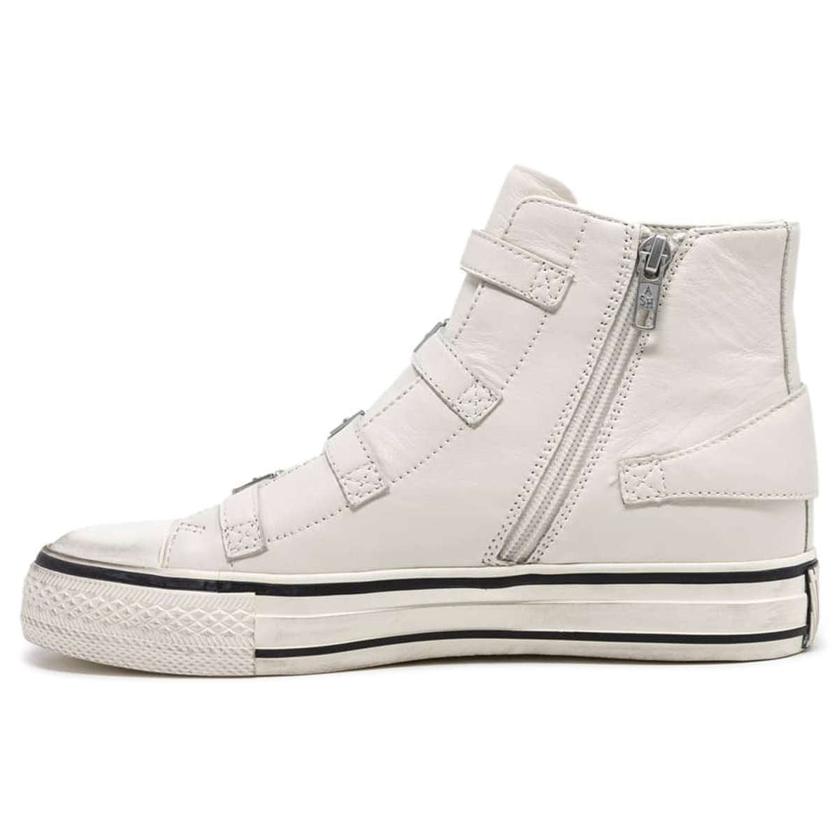 Ash Virgin 132212 Leather Women's High-Top Sneakers#color_gardenia