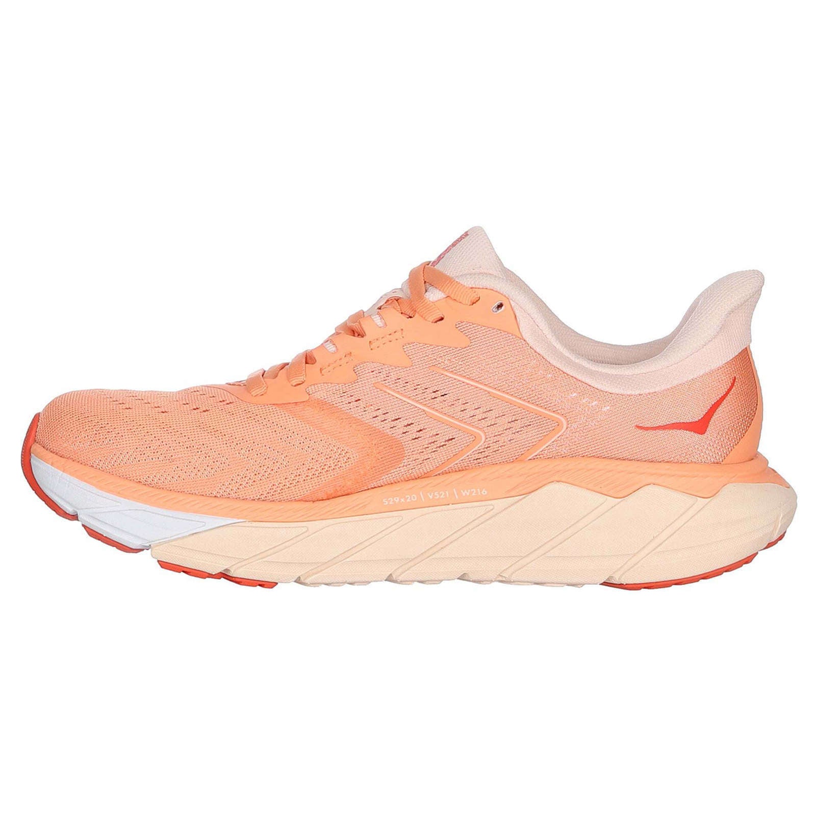 Hoka Arahi 5 Synthetic Textile Women's Running Shoes#color_cantaloupe silver peony