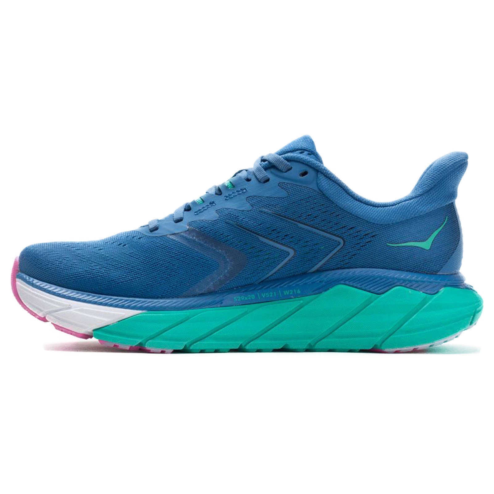 Hoka Arahi 5 Synthetic Textile Women's Running Shoes#color_vallarta blue atlantis