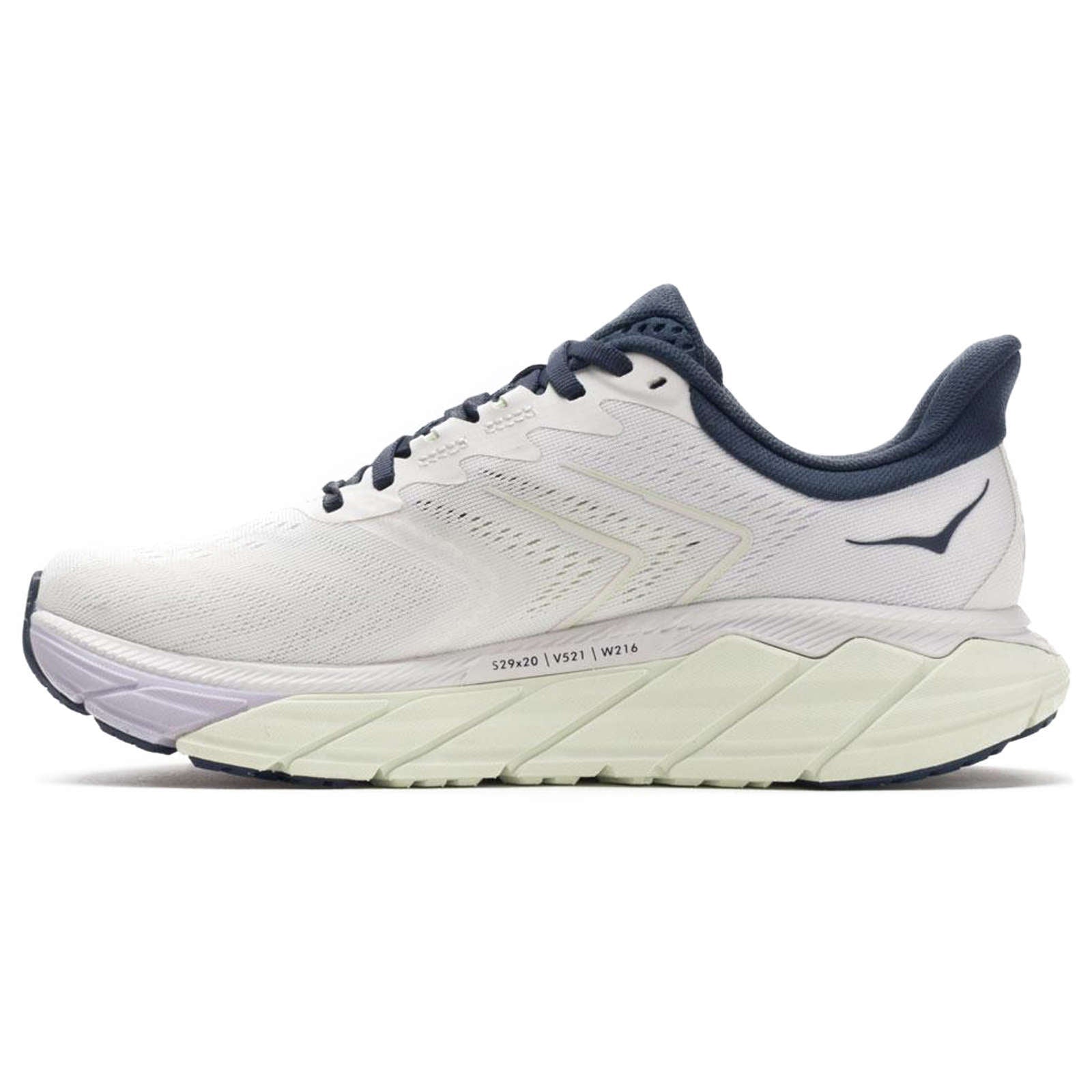 Hoka Arahi 5 Synthetic Textile Women's Running Shoes#color_blanc de blanc outer space