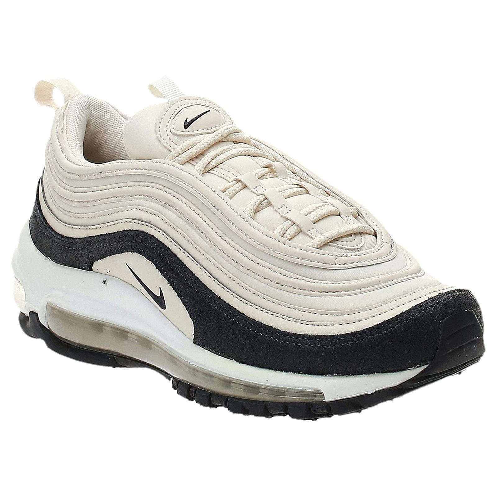 Nike Air Max 97 PRM Textile Leather Synthetic Women's Low-Top Sneakers#color_light cream oil grey