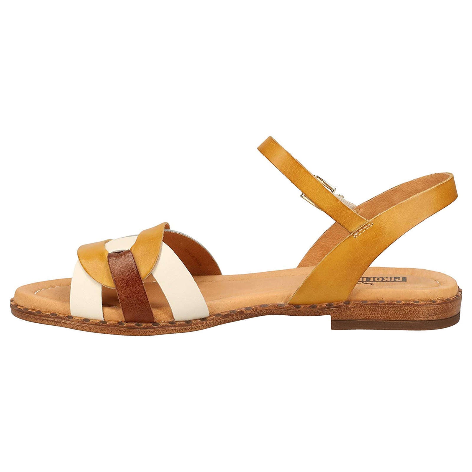 Pikolinos Algar W0X Leather Womens Sandals#color_honey
