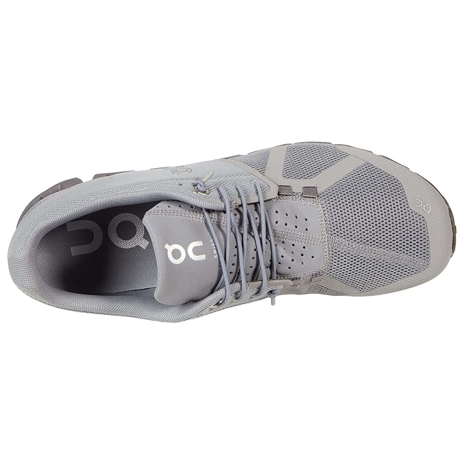 On Cloud Monochrome Textile Men's Running Shoes#color_zinc