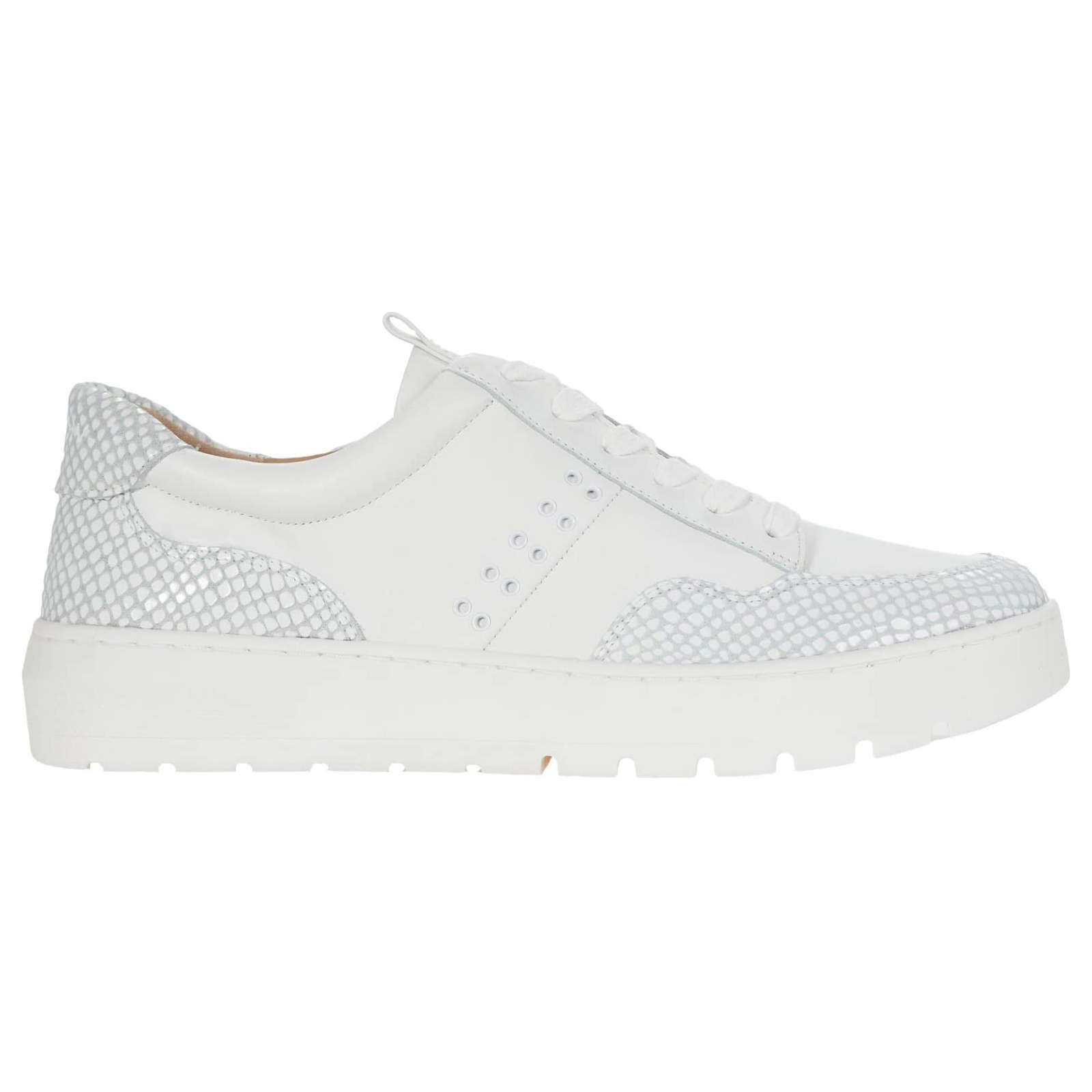 Vionic Abyss Ysenia Leather Womens Sneakers#color_white