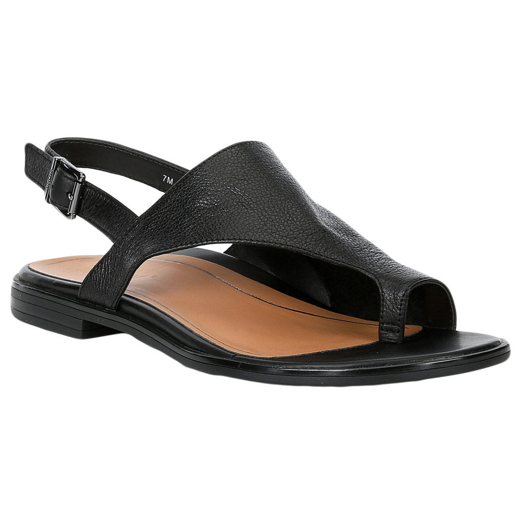 Vionic Citrine Ella Leather Womens Sandals#color_black
