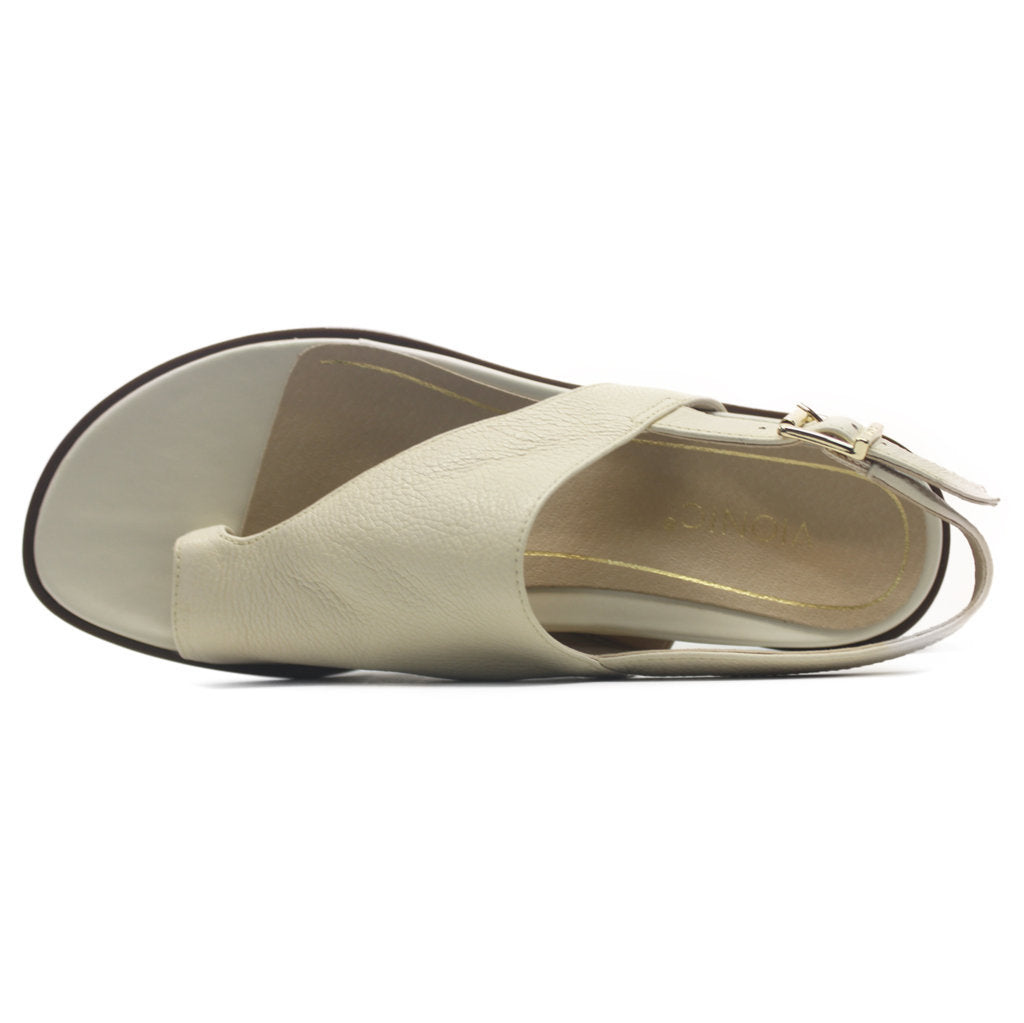 Vionic Citrine Ella Leather Womens Sandals#color_cream