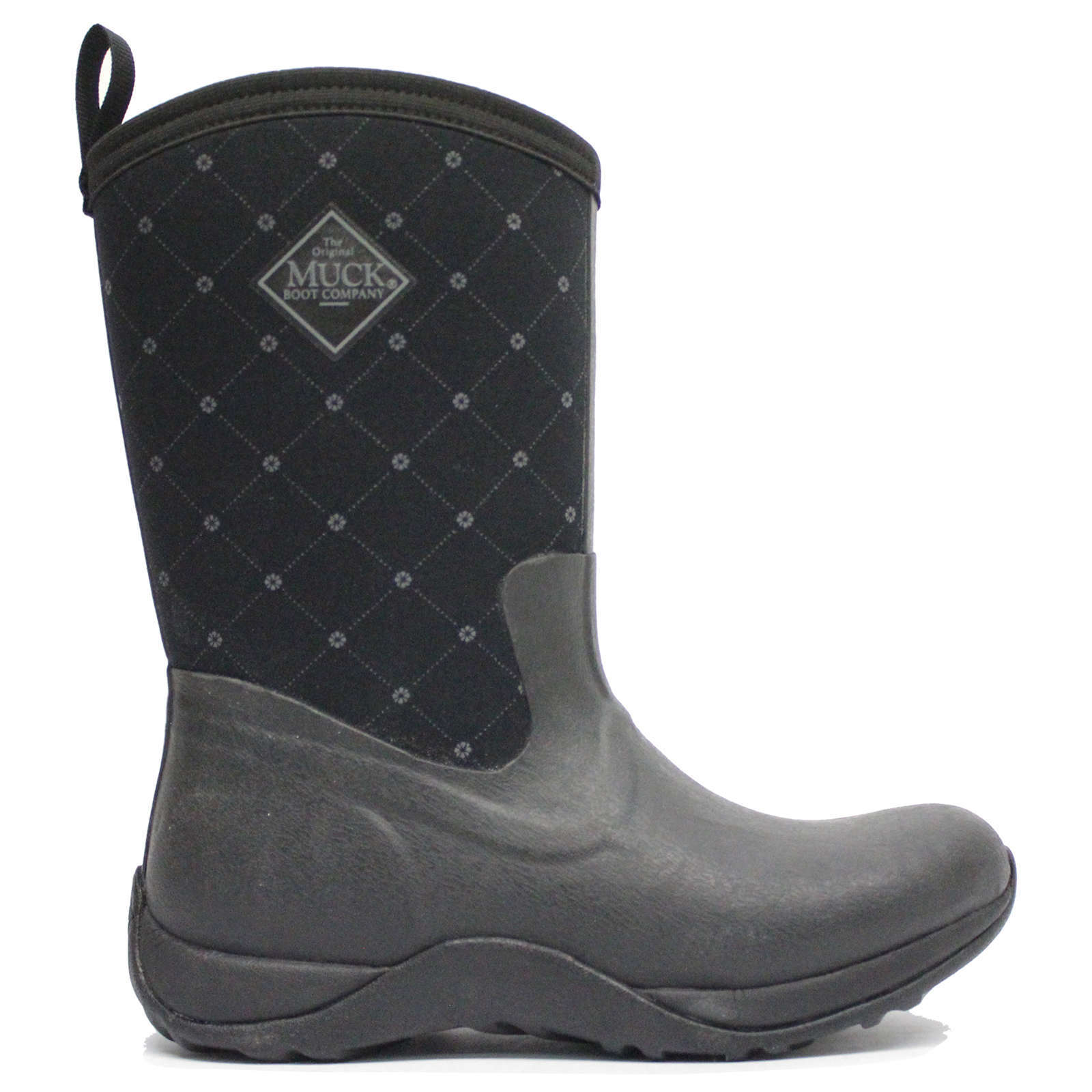 Muck Boot Arctic Weekend Waterproof Women's Wellington Boots#color_black quilt