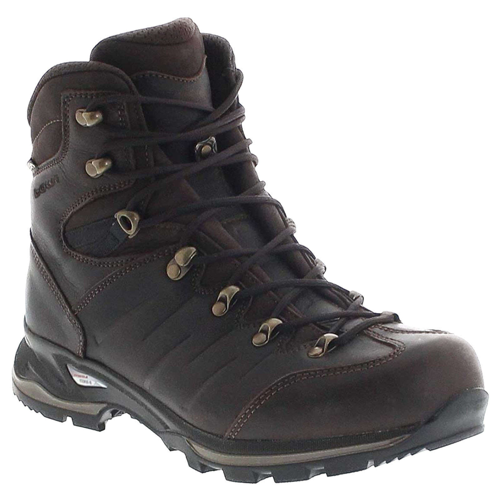 Lowa Pinto GTX Mid Nubuck Leather Men's Hiking Boots#color_espresso