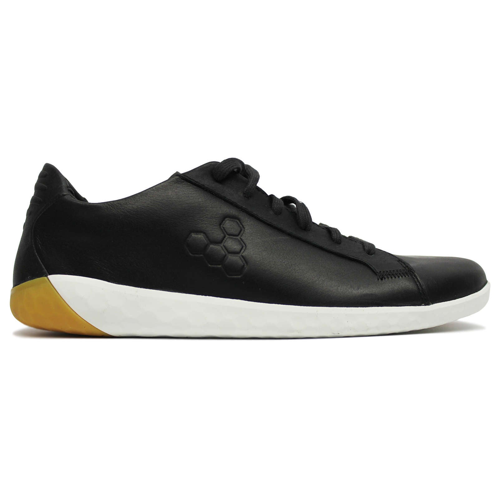 Vivobarefoot Geo Court II Leather Womens Sneakers#color_obsidian
