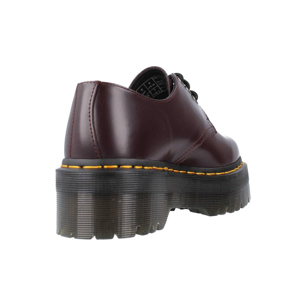 Dr. Martens 1461 Smooth Leather Unisex Platform Shoes#color_burgundy