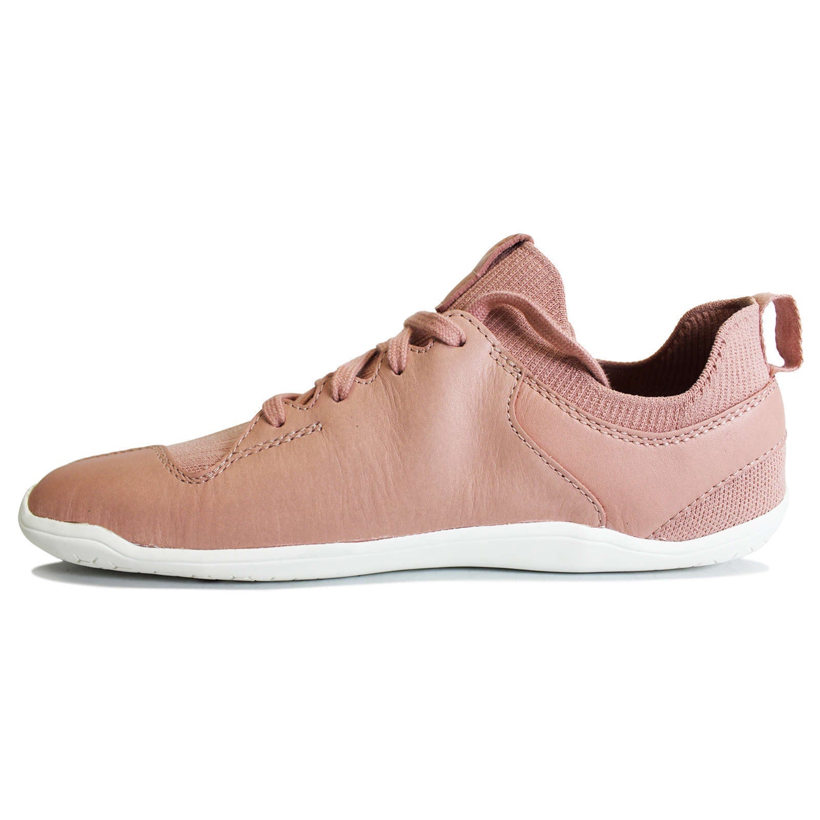 Vivobarefoot Primus Knit II Textile Leather Womens Sneakers#color_misty rose