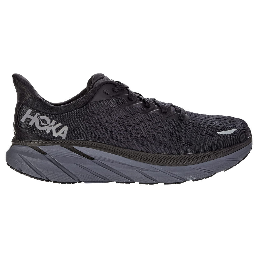 Hoka Clifton 8 Mesh Men's Running Shoes#color_black black