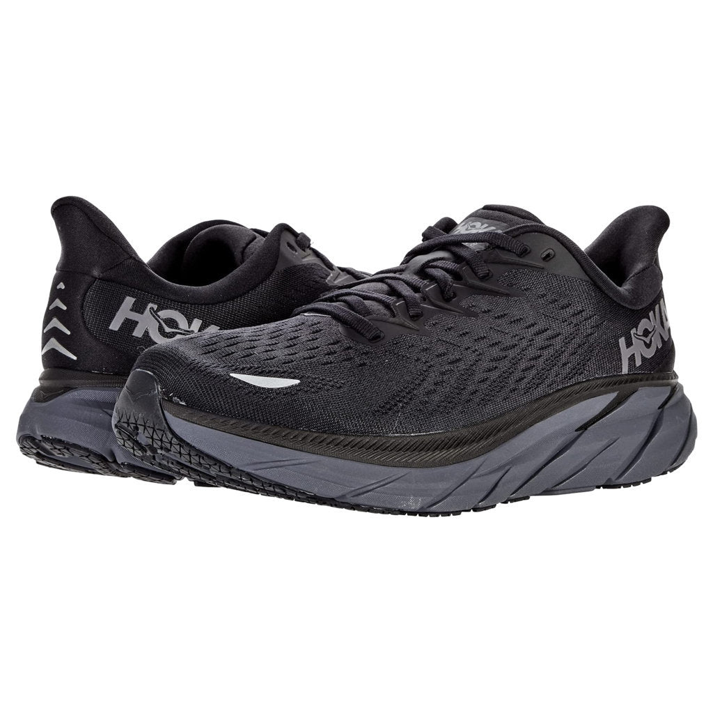 Hoka Clifton 8 Mesh Men's Running Shoes#color_black black