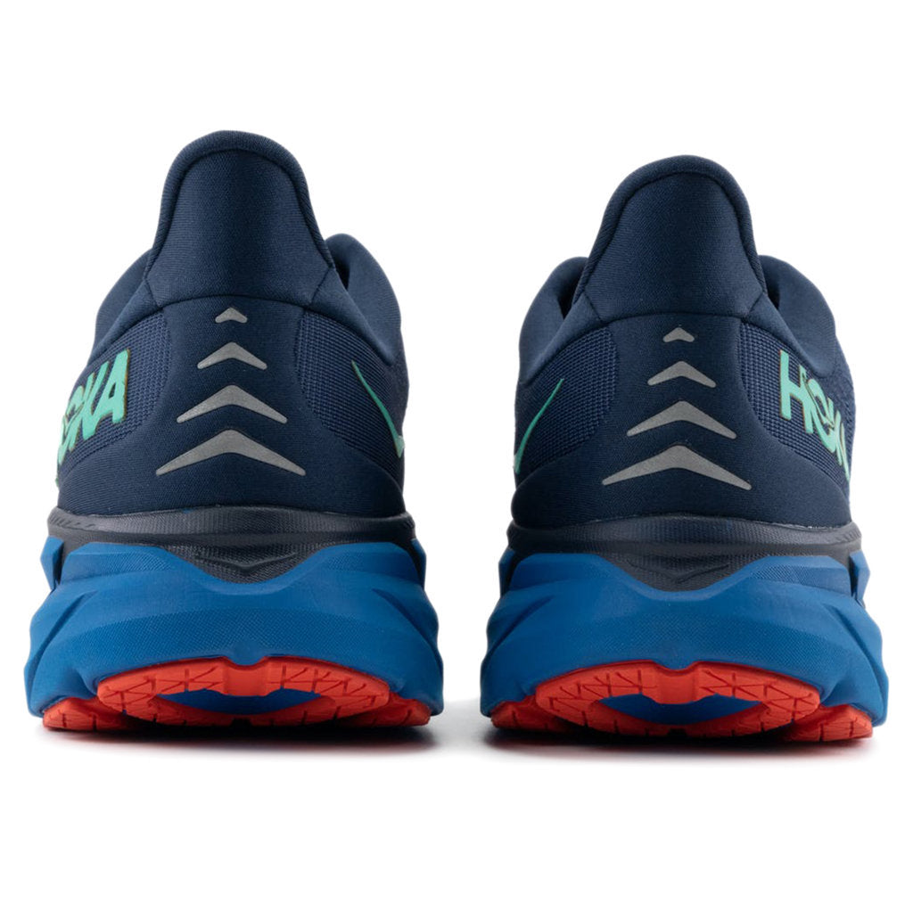 Hoka One One Clifton 8 Textile Mens Sneakers#color_outer space vallarta blue