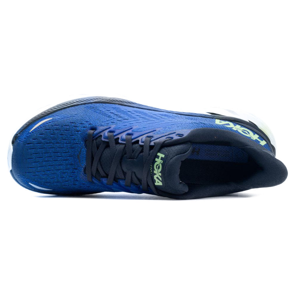Hoka One One Clifton 8 Textile Mens Sneakers#color_dazzling blue outer space