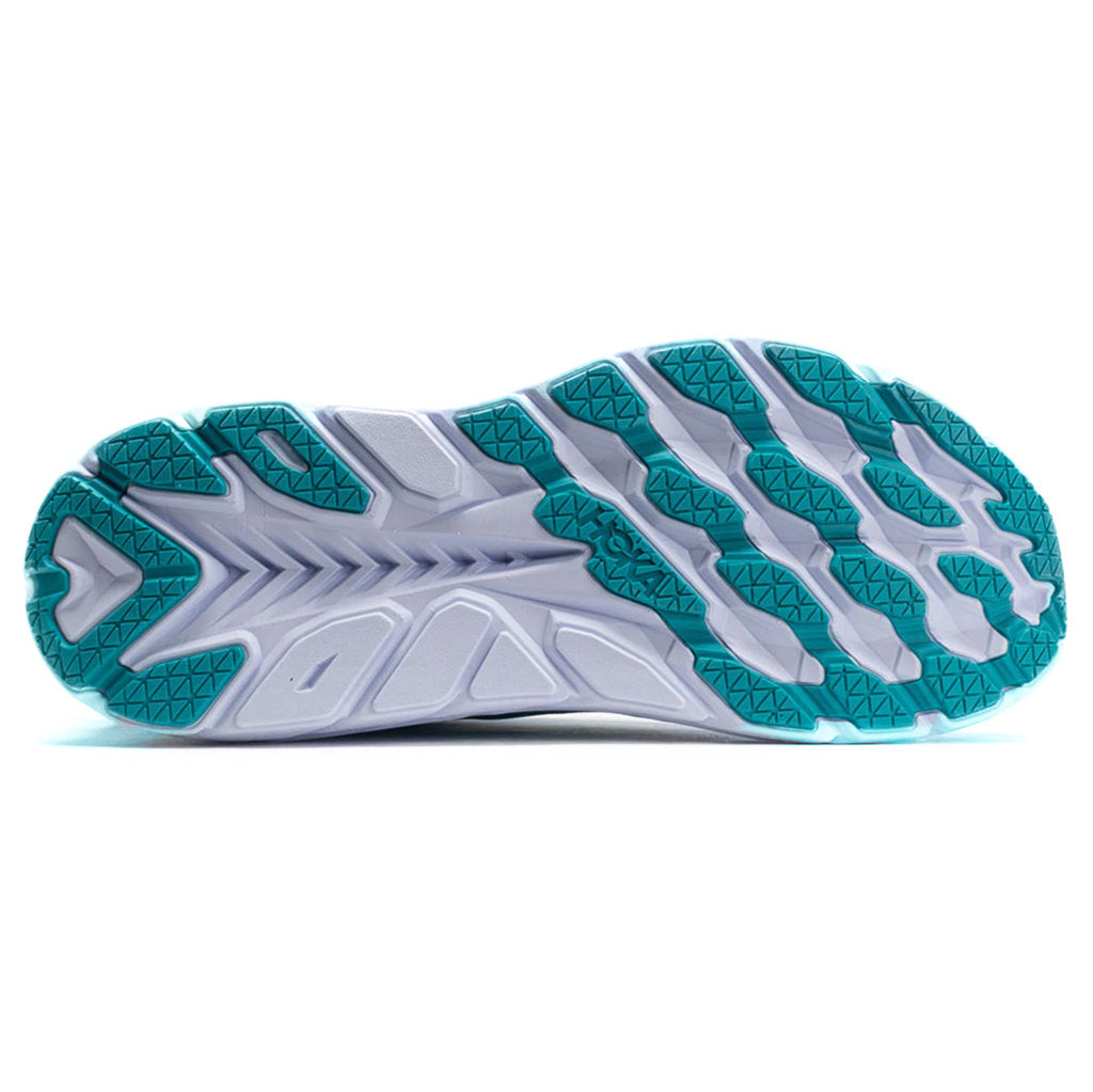 Hoka One One Clifton 8 Textile Mens Sneakers#color_ibiza blue scuba blue