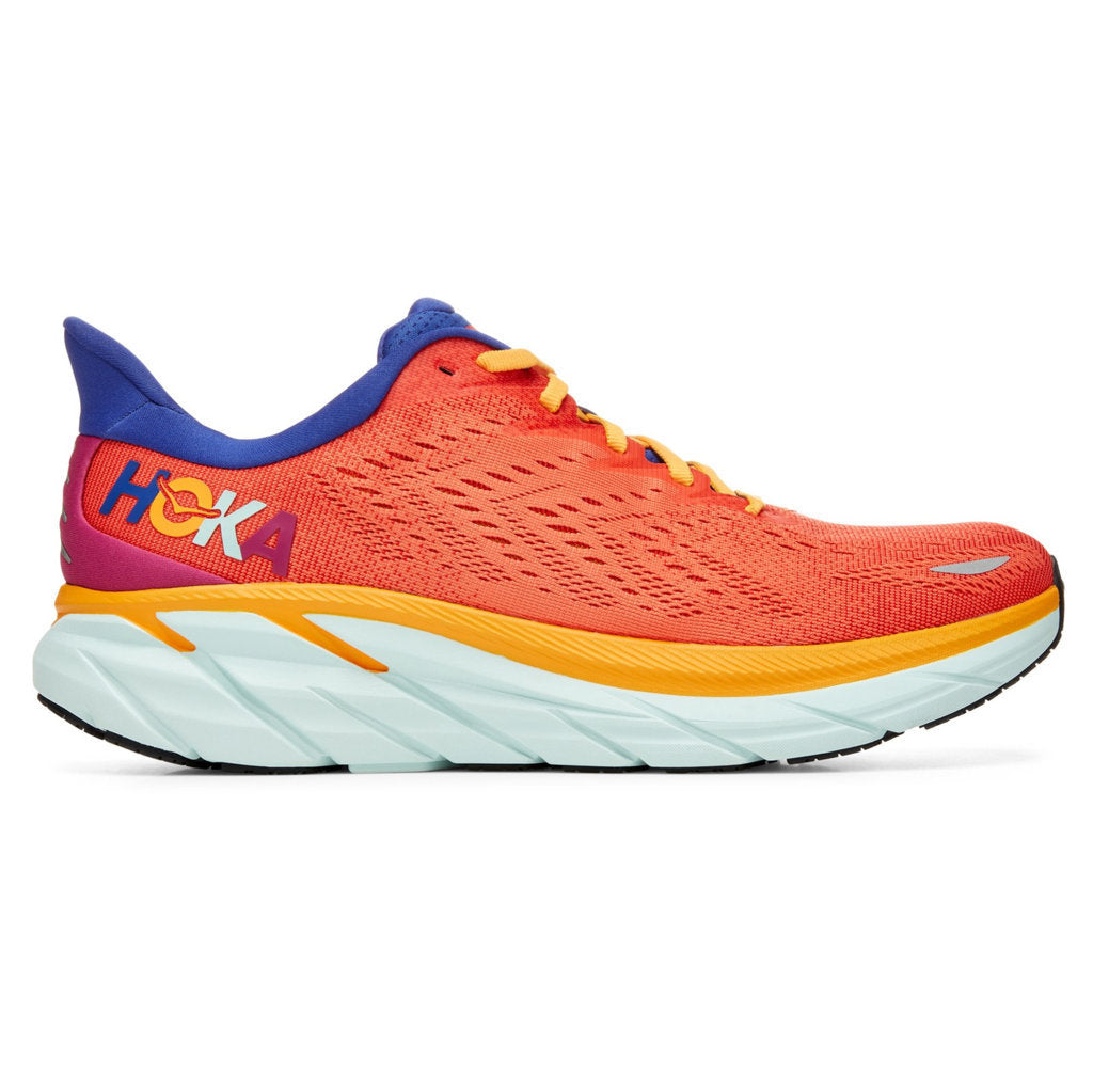 Hoka One One Clifton 8 Textile Mens Sneakers#color_fiesta bluing
