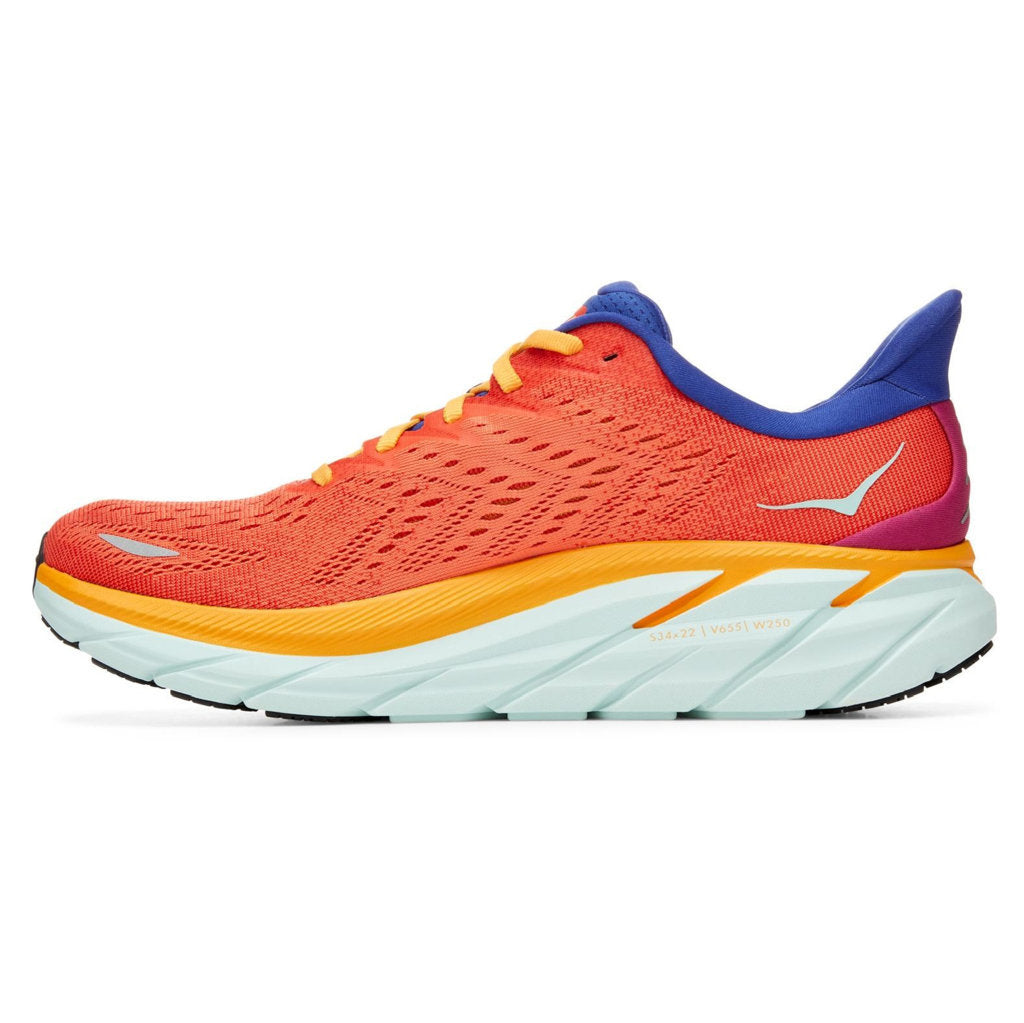 Hoka One One Clifton 8 Textile Mens Sneakers#color_fiesta bluing