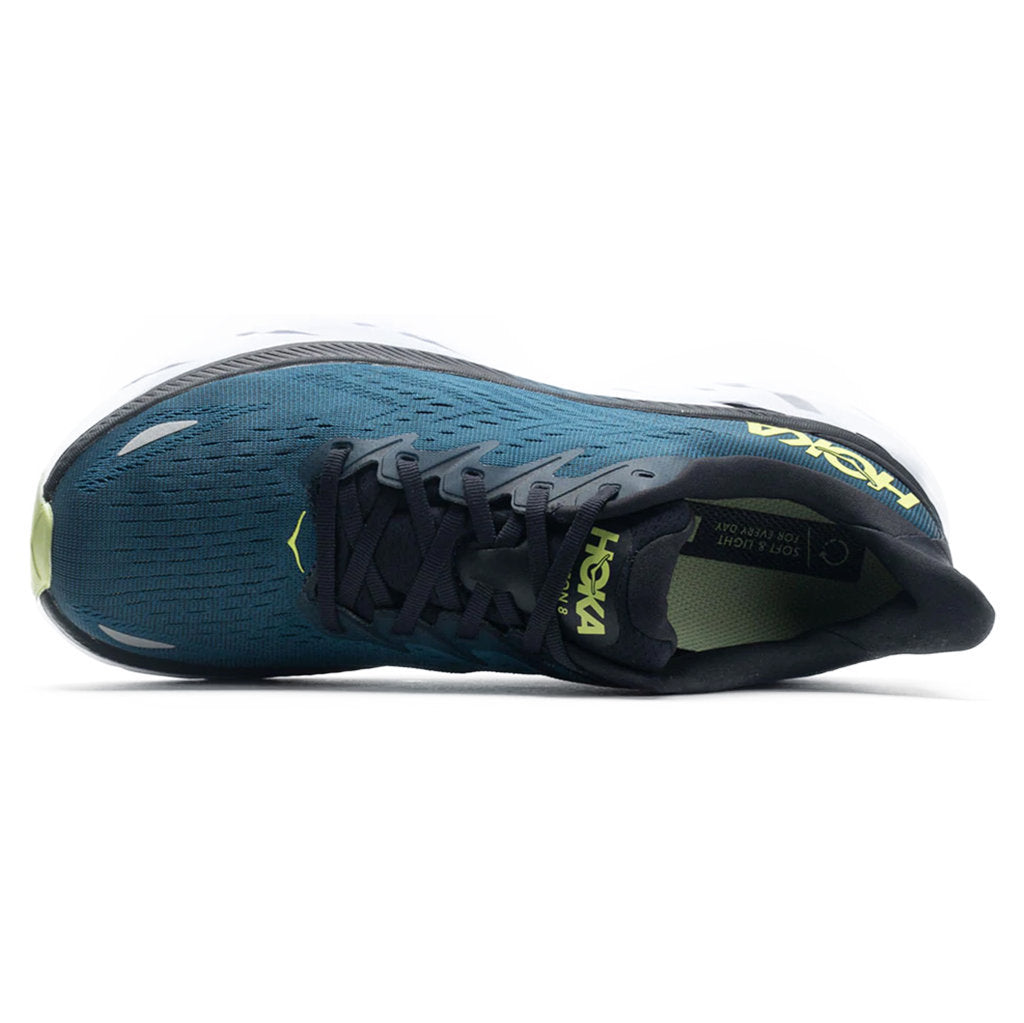 Hoka Clifton 8 Mesh Men's Running Shoes#color_blue coral butterfly