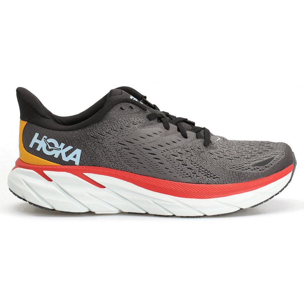 Hoka One One Clifton 8 Textile Mens Sneakers#color_anthracite castlerock