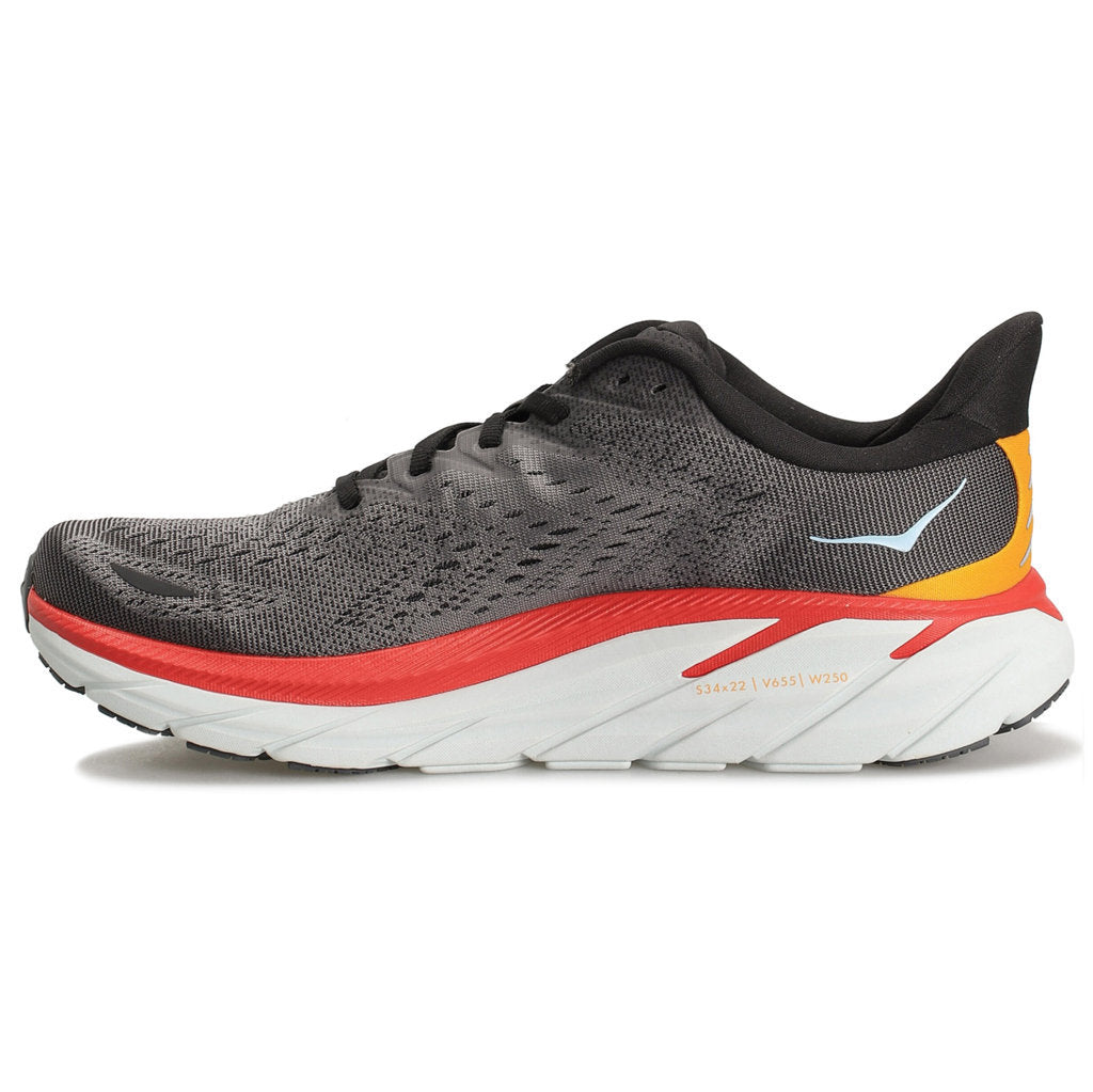 Hoka One One Clifton 8 Textile Mens Sneakers#color_anthracite castlerock