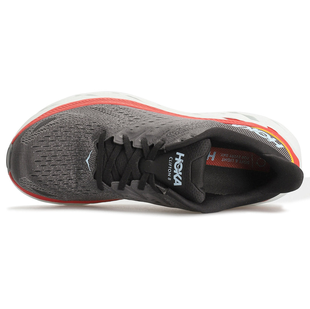 Hoka One One Clifton 8 Textile Mens Sneakers#color_anthracite castlerock