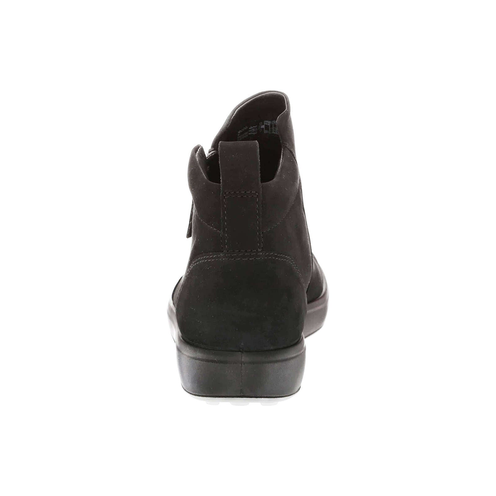 Ecco Soft 7 470313 Nubuck Womens Sneakers#color_black