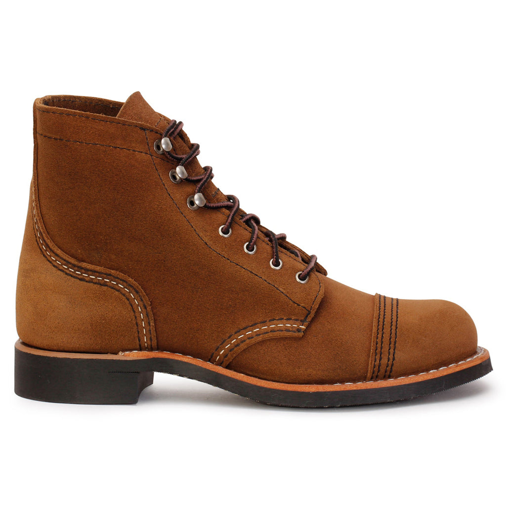 Red Wing Iron Ranger Suede Leather Women's Ankle Boots#color_clove