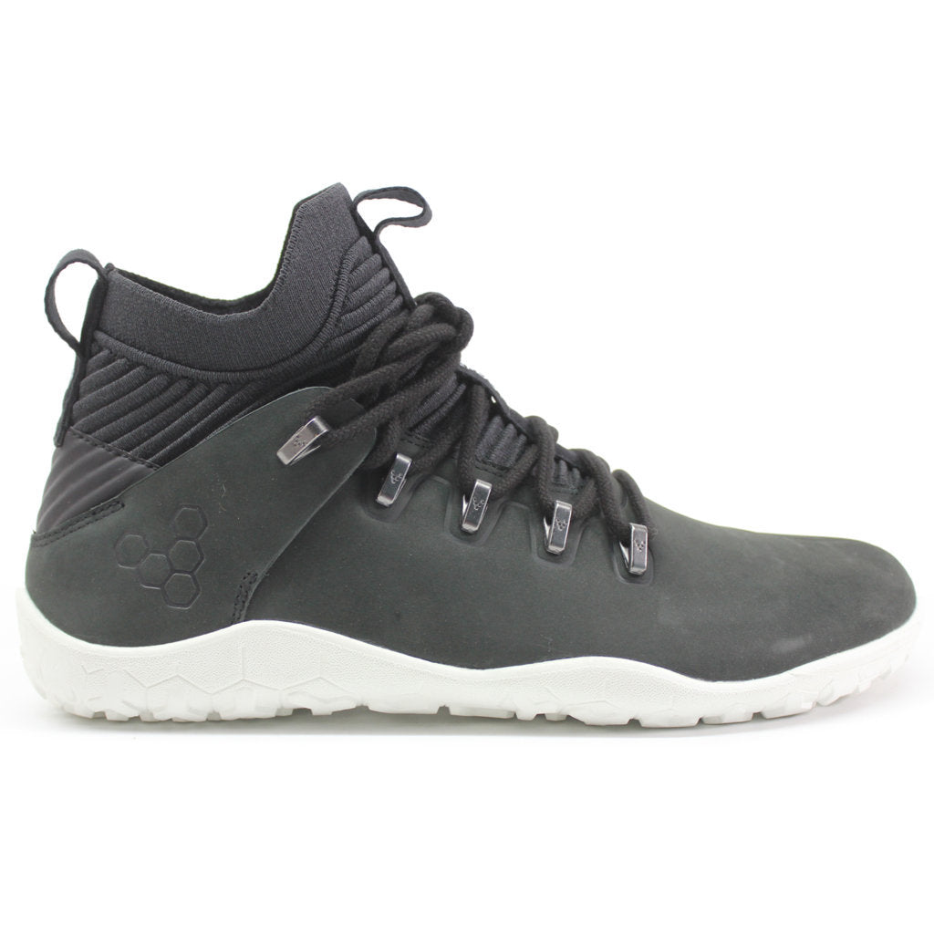 Vivobarefoot Magna FG Leather Textile Womens Sneakers#color_black