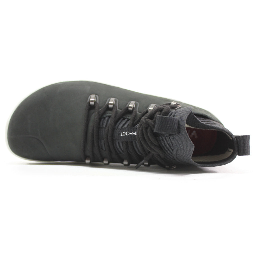 Vivobarefoot Magna FG Leather Textile Womens Sneakers#color_black