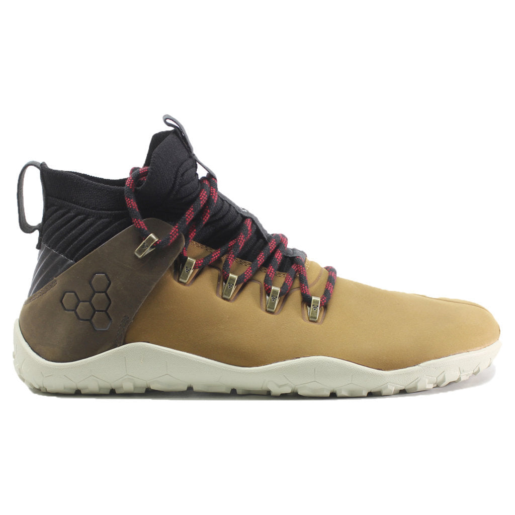 Vivobarefoot Magna FG Leather Textile Mens Sneakers#color_acorn
