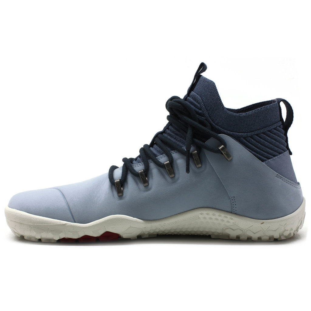 Vivobarefoot Magna FG Leather Textile Mens Sneakers#color_haze blue