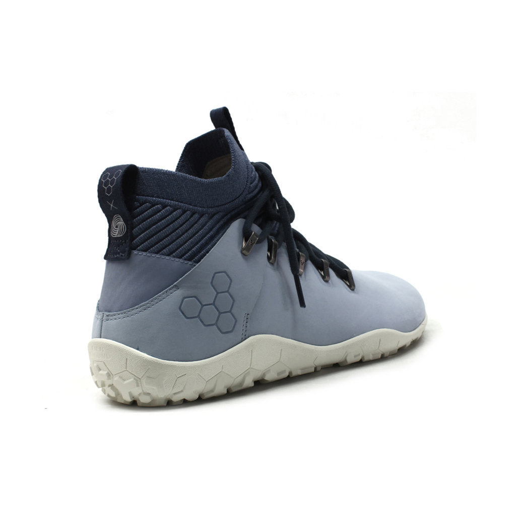 Vivobarefoot Magna FG Leather Textile Mens Sneakers#color_haze blue