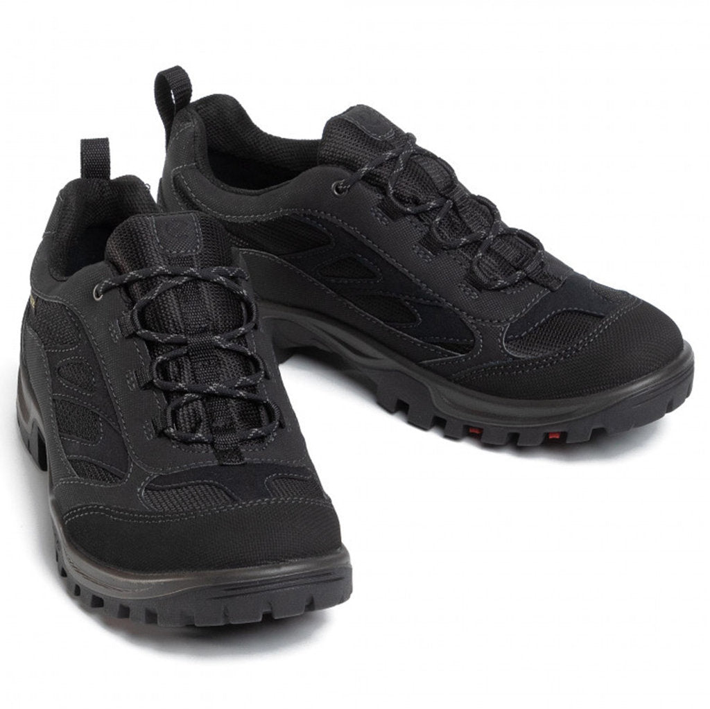 Ecco Xpedition III Leather Textile Mens Shoes#color_black