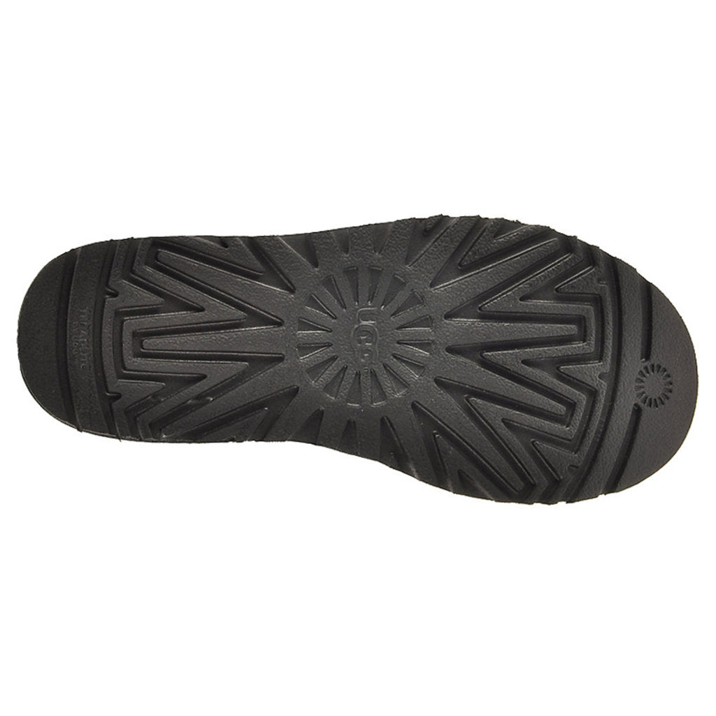 UGG Mini Bailey Bow II Suede Sheepskin Women's Winter Boots#color_black
