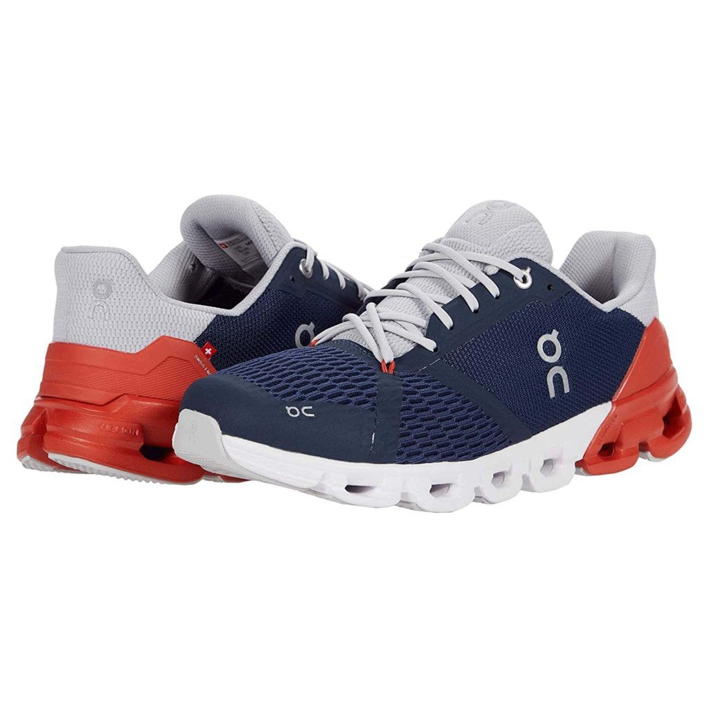 On Cloudflyer Mesh Men's Running Shoes#color_midnight rust