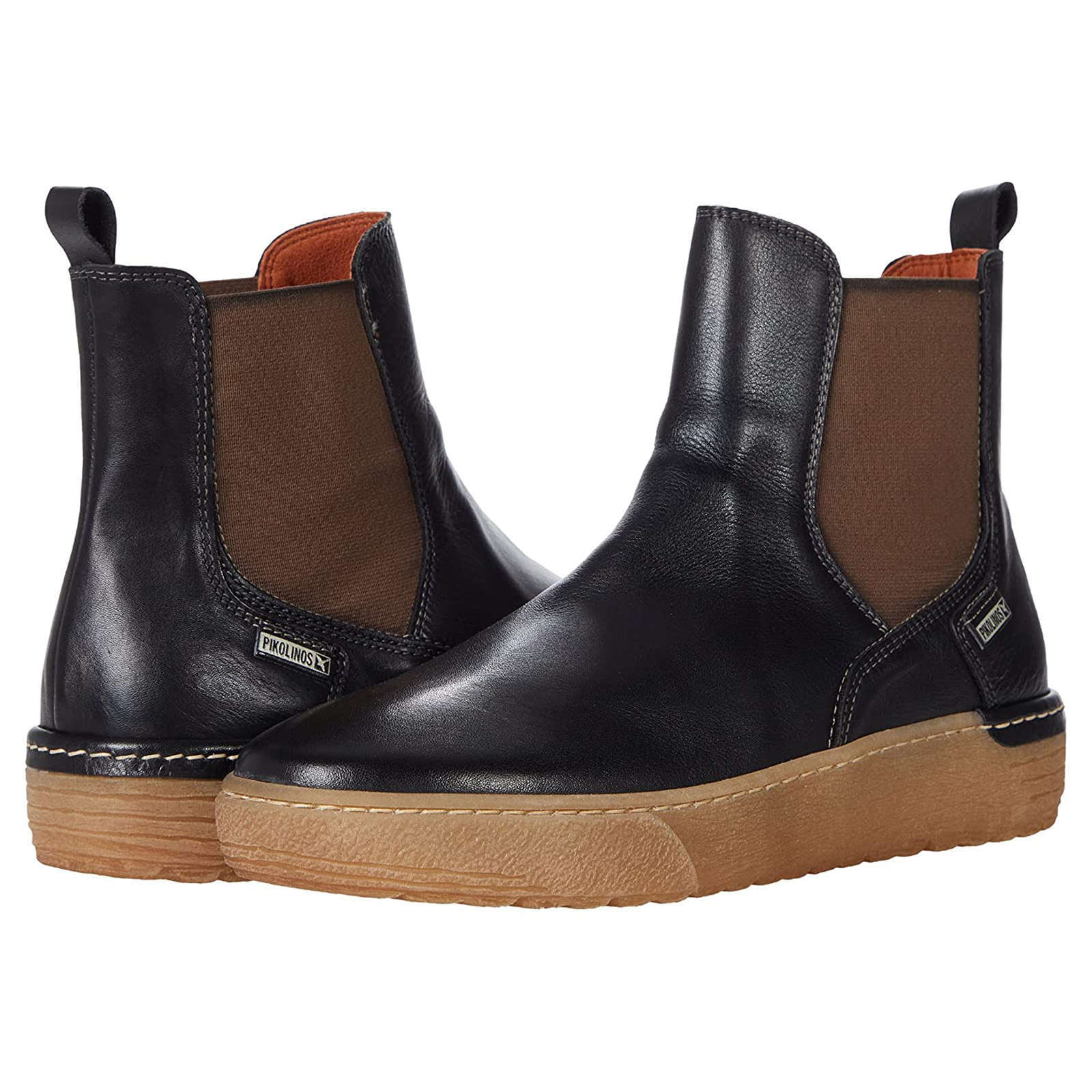 Pikolinos Vitoria Leather Womens Boots#color_black