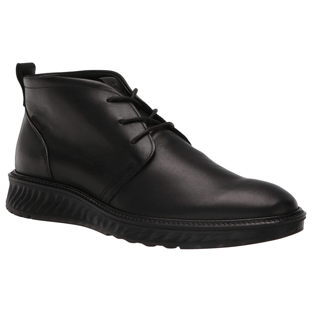 Ecco St 1 Hybrid 836814 Leather Mens Boots#color_black