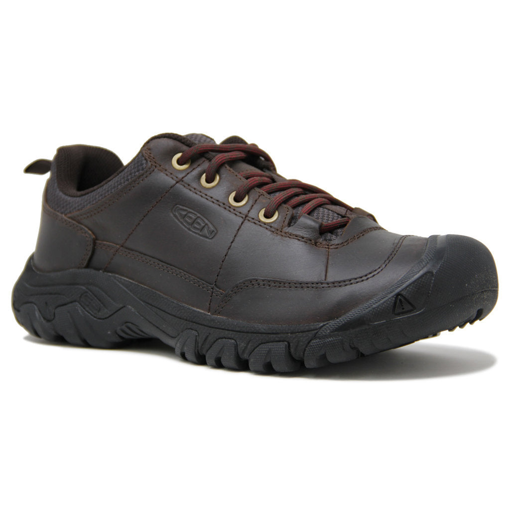 Keen Targhee III Oiled Leather Men's Oxford Shoes#color_dark earth mulch